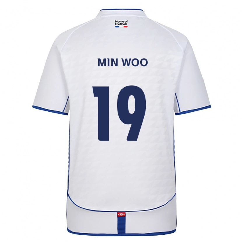 Danxen Heren Min-Woo Kim #19 Zwart Wit Rood Uitshirt Uittenue 2026/27 T-Shirt