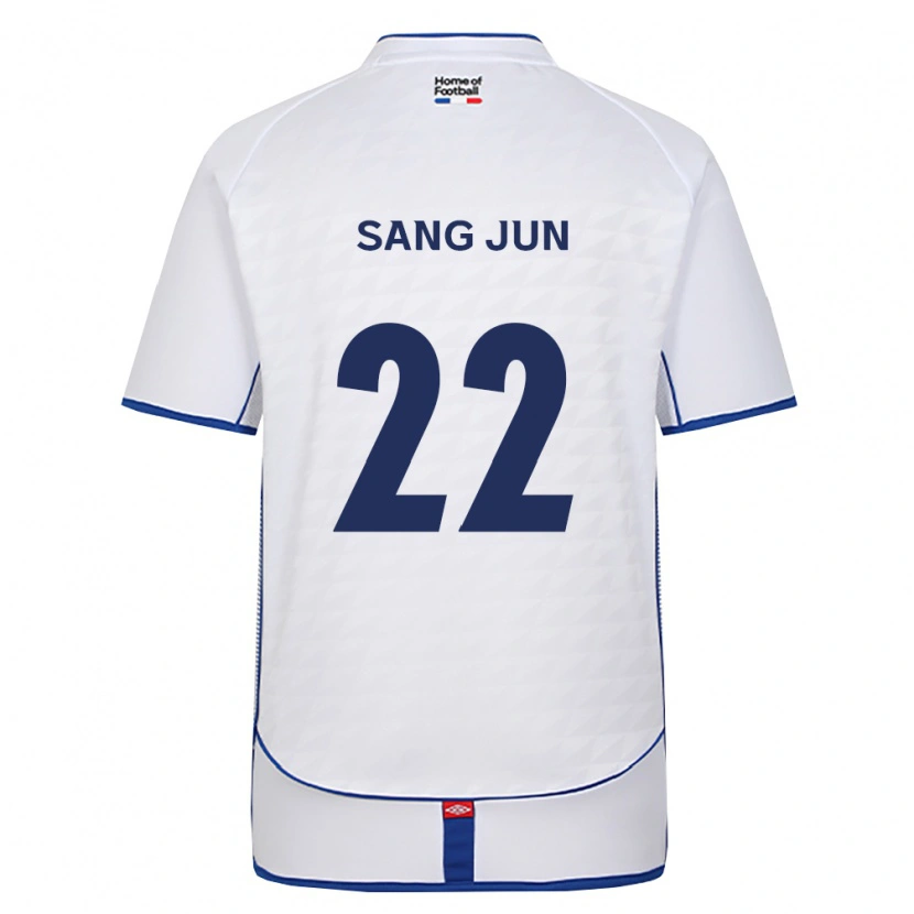 Danxen Heren Sang-Jun Kim #22 Zwart Wit Rood Uitshirt Uittenue 2026/27 T-Shirt