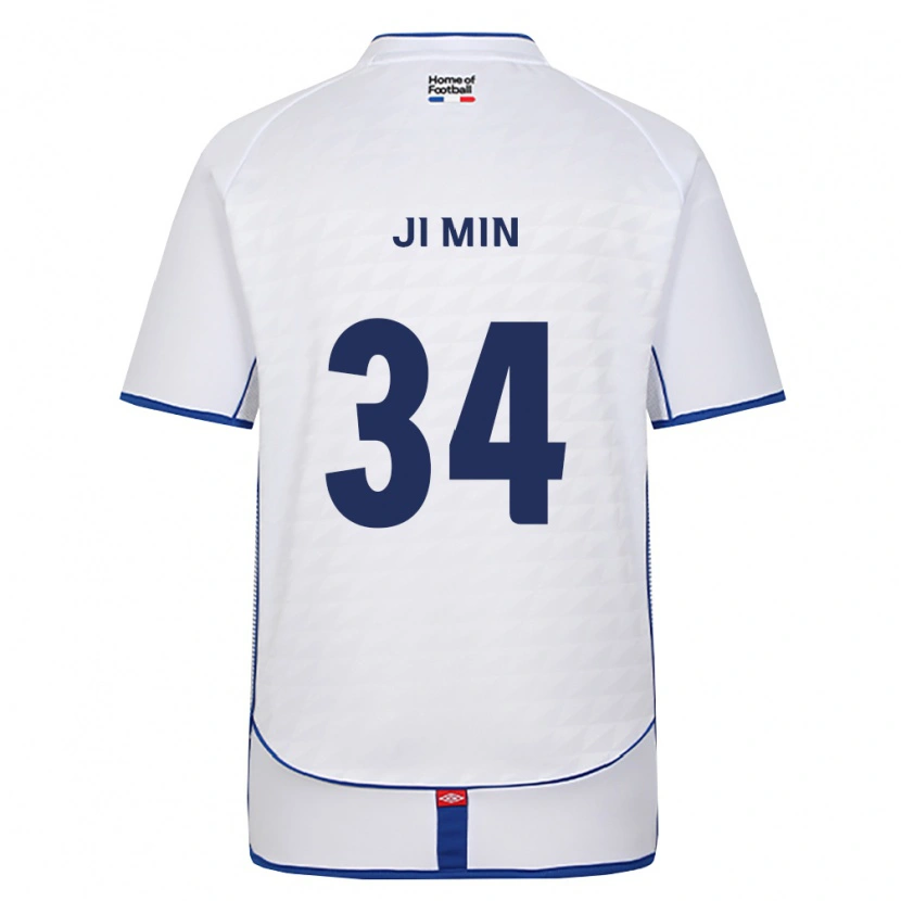 Danxen Heren Ji-Min Park #34 Zwart Wit Rood Uitshirt Uittenue 2026/27 T-Shirt
