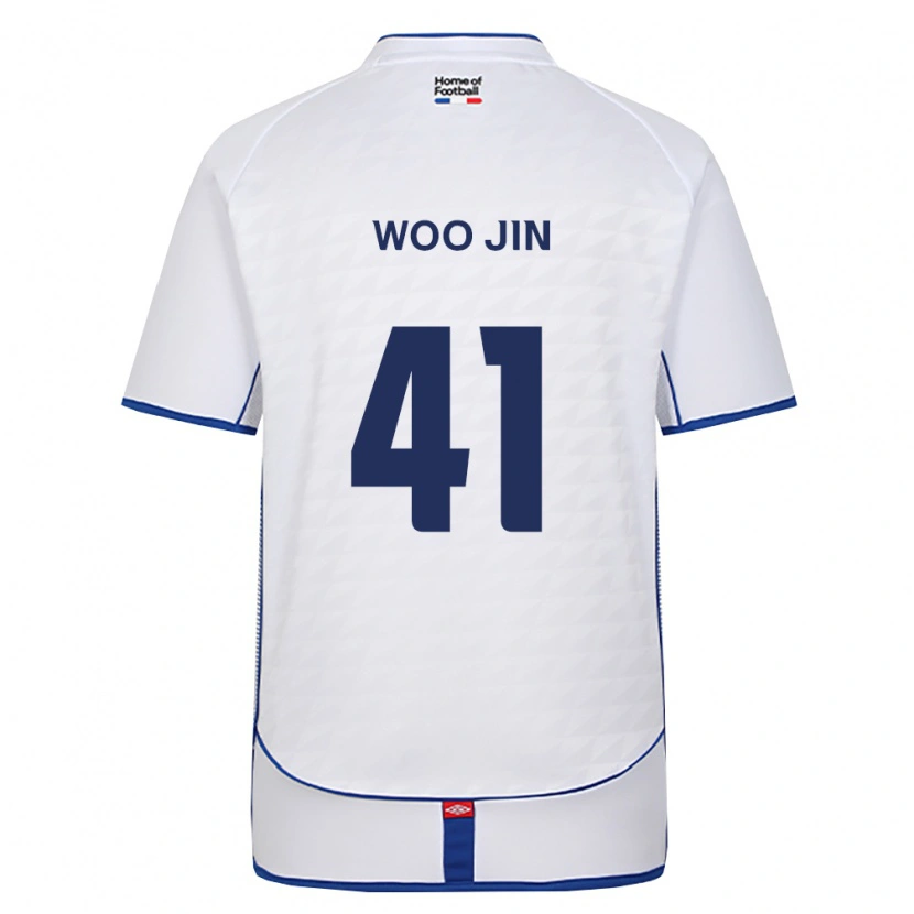 Danxen Heren Woo-Jin Kim #41 Zwart Wit Rood Uitshirt Uittenue 2026/27 T-Shirt