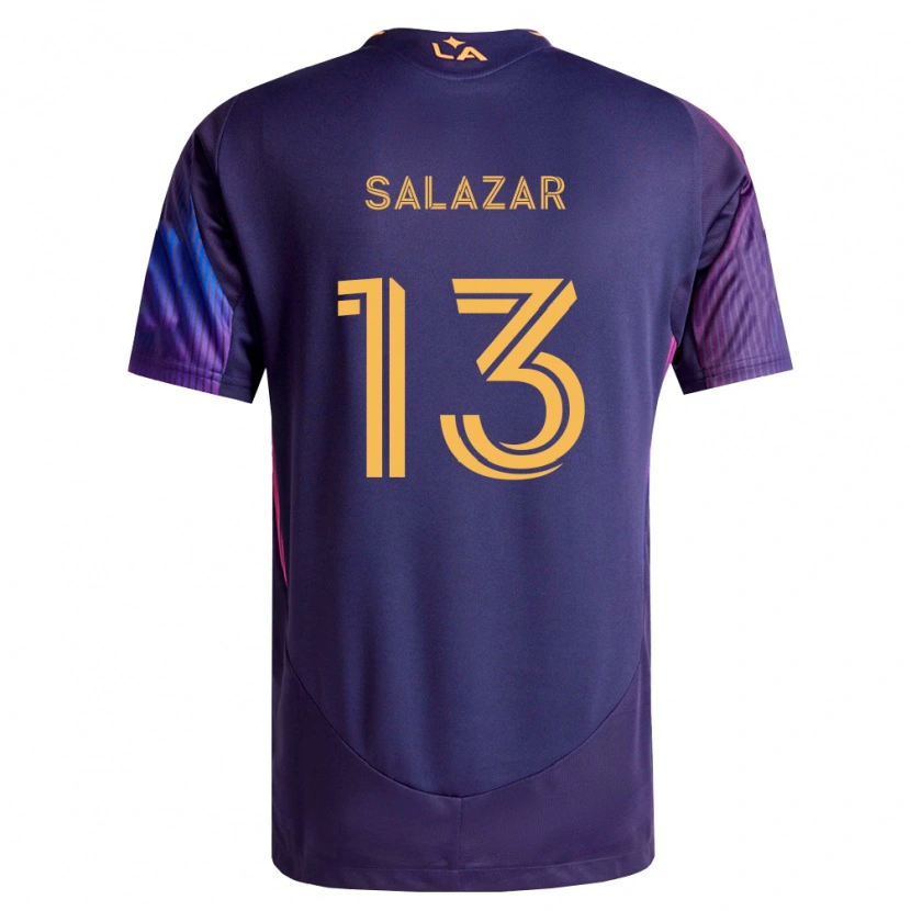 Danxen Heren Giovanni Salazar #13 Diep Paars Geel Uitshirt Uittenue 2026/27 T-Shirt