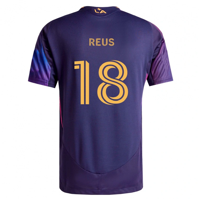 Danxen Heren Marco Reus #18 Diep Paars Geel Uitshirt Uittenue 2026/27 T-Shirt