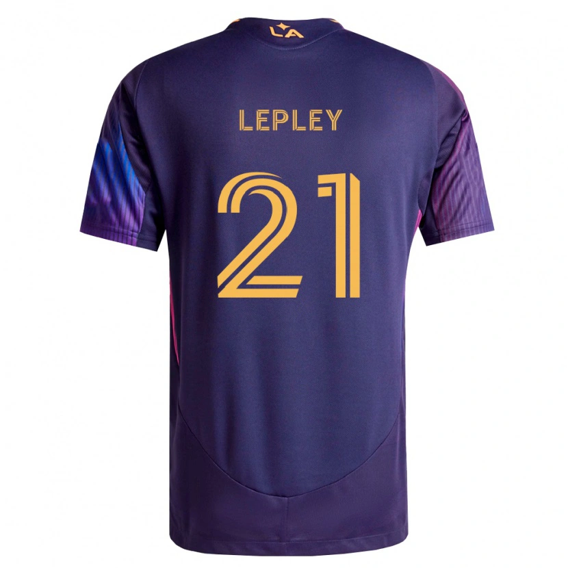 Danxen Heren Tucker Lepley #21 Diep Paars Geel Uitshirt Uittenue 2026/27 T-Shirt