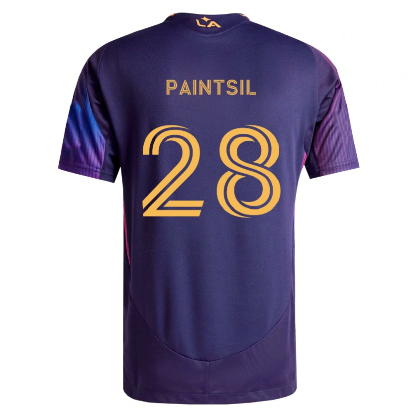 Danxen Heren Joseph Paintsil #28 Diep Paars Geel Uitshirt Uittenue 2026/27 T-Shirt