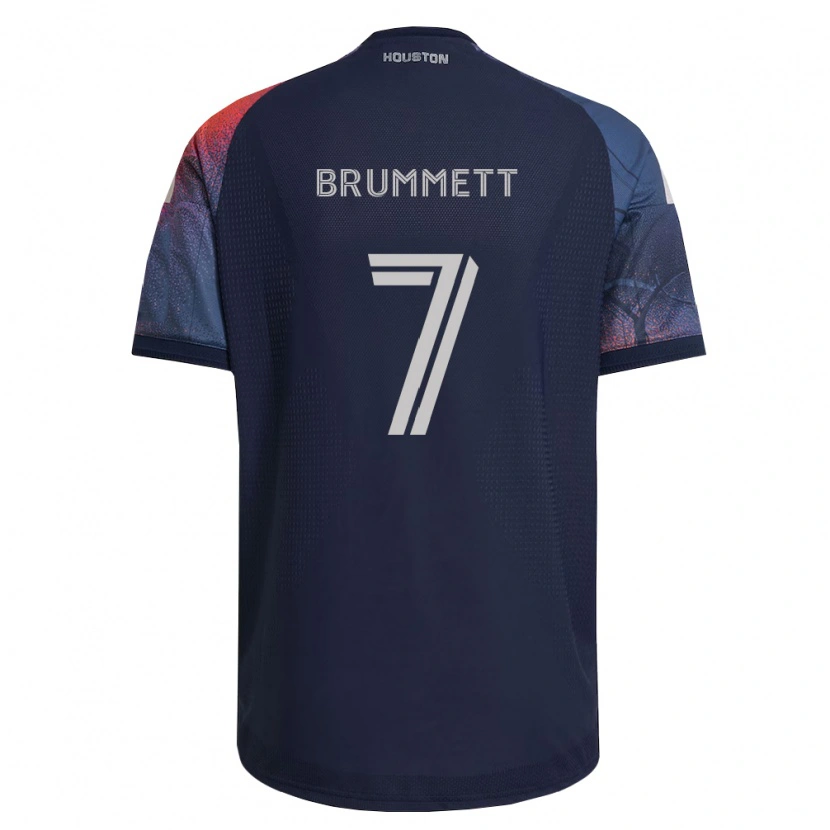 Danxen Heren Austin Brummett #7 Diep Blauw Wit Oranje Uitshirt Uittenue 2026/27 T-Shirt