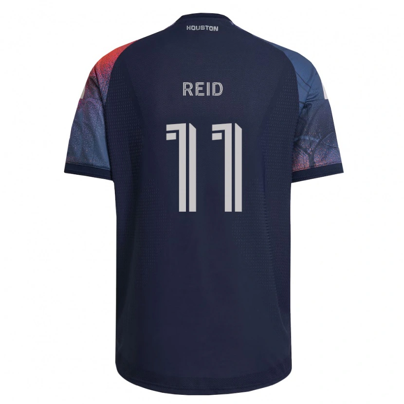 Danxen Heren Isaiah Reid #11 Diep Blauw Wit Oranje Uitshirt Uittenue 2026/27 T-Shirt
