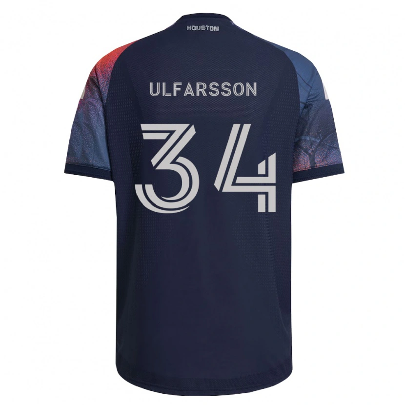 Danxen Heren Thor Úlfarsson #34 Diep Blauw Wit Oranje Uitshirt Uittenue 2026/27 T-Shirt