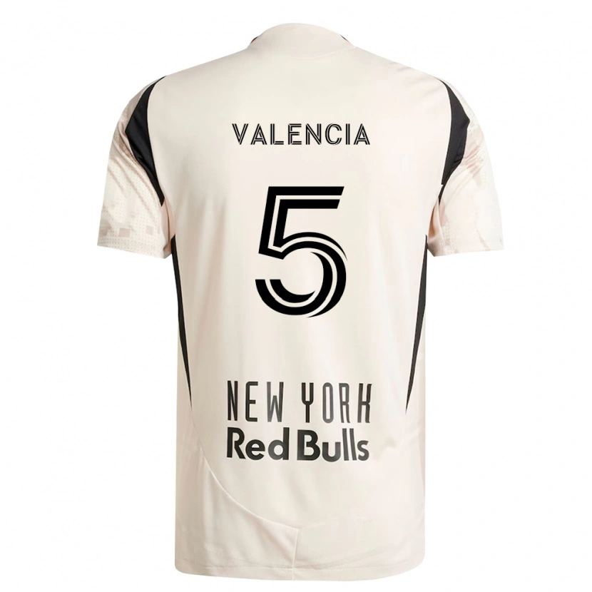 Danxen Heren Omar Valencia #5 Off-White Rood Zwart Uitshirt Uittenue 2026/27 T-Shirt
