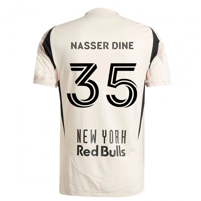 Danxen Heren Abdellahi Nasser Dine #35 Off-White Rood Zwart Uitshirt Uittenue 2026/27 T-Shirt