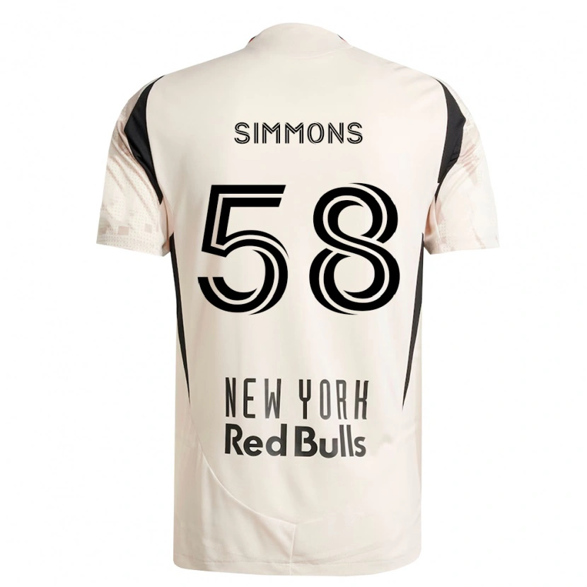 Danxen Heren Caleb Simmons #58 Off-White Rood Zwart Uitshirt Uittenue 2026/27 T-Shirt
