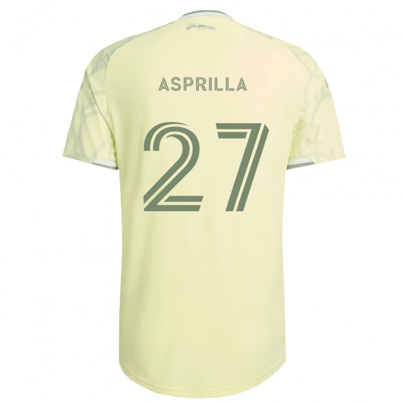 Danxen Heren Dairon Asprilla #27 Beige Wit Uitshirt Uittenue 2026/27 T-Shirt