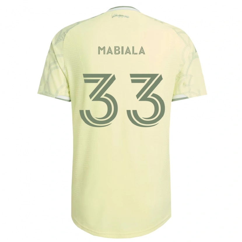 Danxen Heren Larrys Mabiala #33 Beige Wit Uitshirt Uittenue 2026/27 T-Shirt