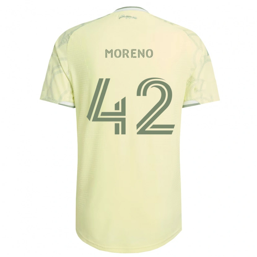 Danxen Heren Alexis Moreno #42 Beige Wit Uitshirt Uittenue 2026/27 T-Shirt