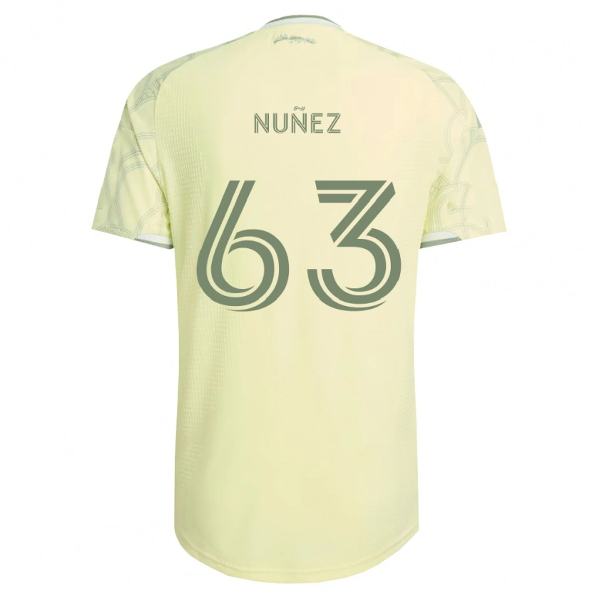 Danxen Heren Daniel Núñez #63 Beige Wit Uitshirt Uittenue 2026/27 T-Shirt