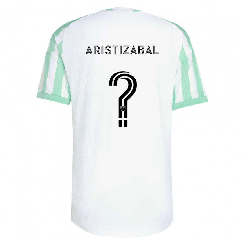Danxen Heren Nicolas Aristizabal #0 Lichtgroen Zwart Wit Uitshirt Uittenue 2026/27 T-Shirt