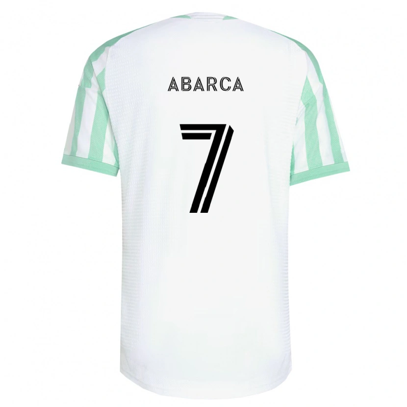 Danxen Heren Diego Abarca #7 Lichtgroen Zwart Wit Uitshirt Uittenue 2026/27 T-Shirt