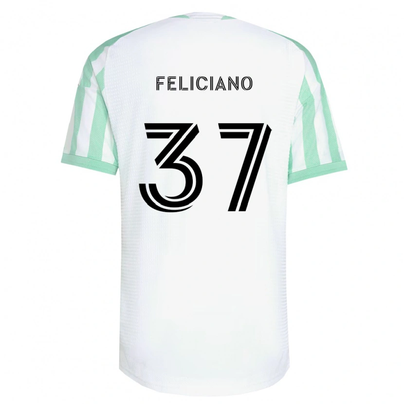 Danxen Heren Erick Feliciano #37 Lichtgroen Zwart Wit Uitshirt Uittenue 2026/27 T-Shirt