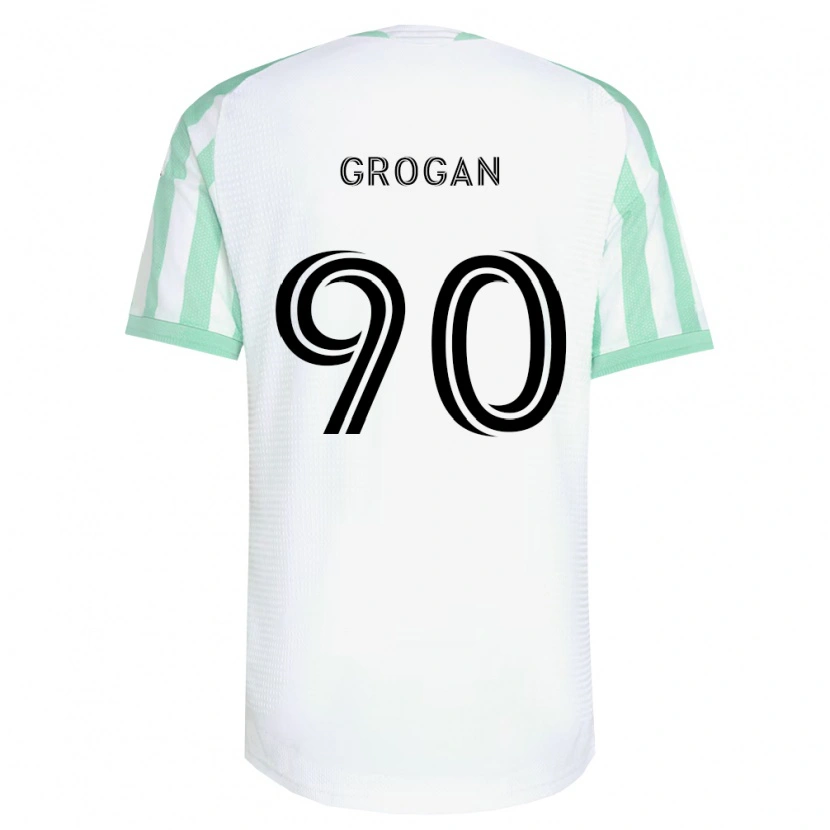 Danxen Heren Peter Grogan #90 Lichtgroen Zwart Wit Uitshirt Uittenue 2026/27 T-Shirt