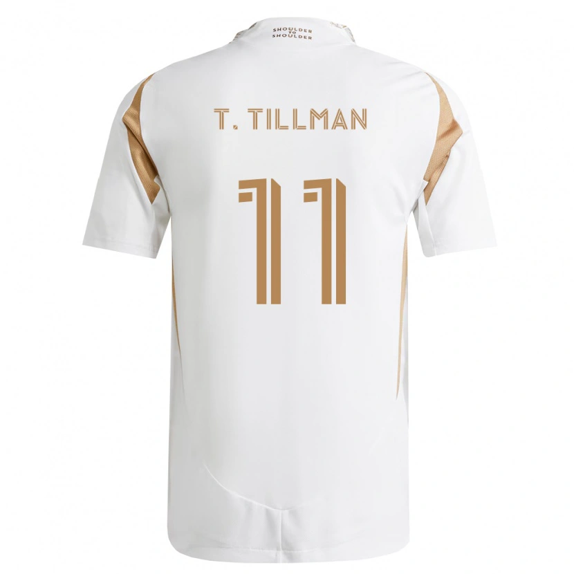 Danxen Heren Timothy Tillman #11 Wit Bruin Uitshirt Uittenue 2026/27 T-Shirt