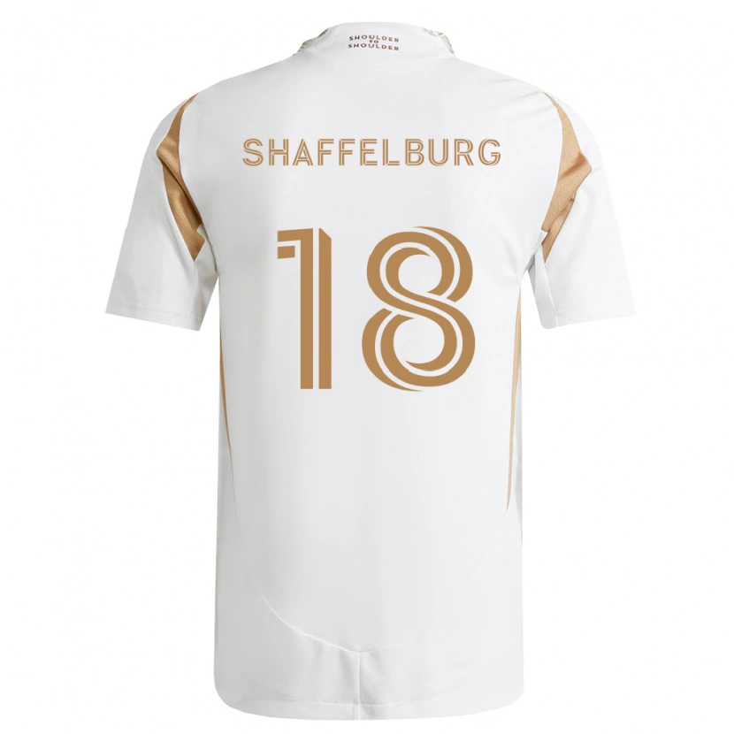 Danxen Heren Jacob Shaffelburg #18 Wit Bruin Uitshirt Uittenue 2026/27 T-Shirt