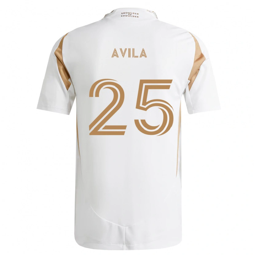 Danxen Heren Armando Avila #25 Wit Bruin Uitshirt Uittenue 2026/27 T-Shirt