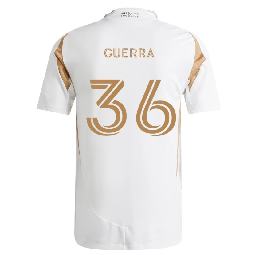 Danxen Heren Decarlo Guerra #36 Wit Bruin Uitshirt Uittenue 2026/27 T-Shirt