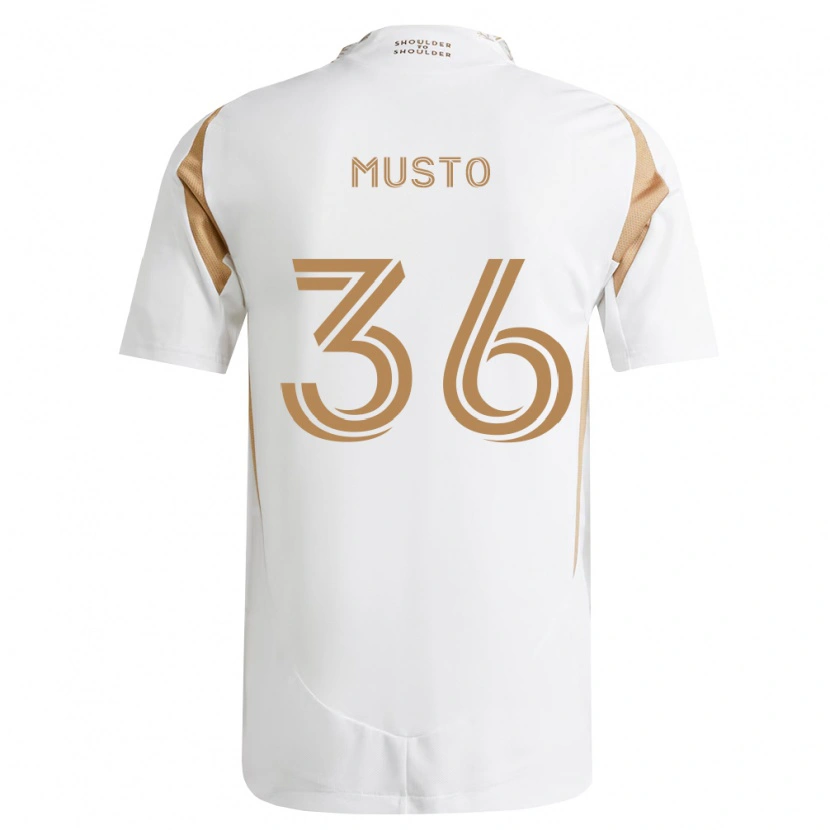 Danxen Heren Tommy Musto #36 Wit Bruin Uitshirt Uittenue 2026/27 T-Shirt