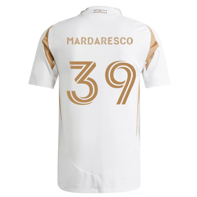 Danxen Heren Nathan Mardaresco #39 Wit Bruin Uitshirt Uittenue 2026/27 T-Shirt