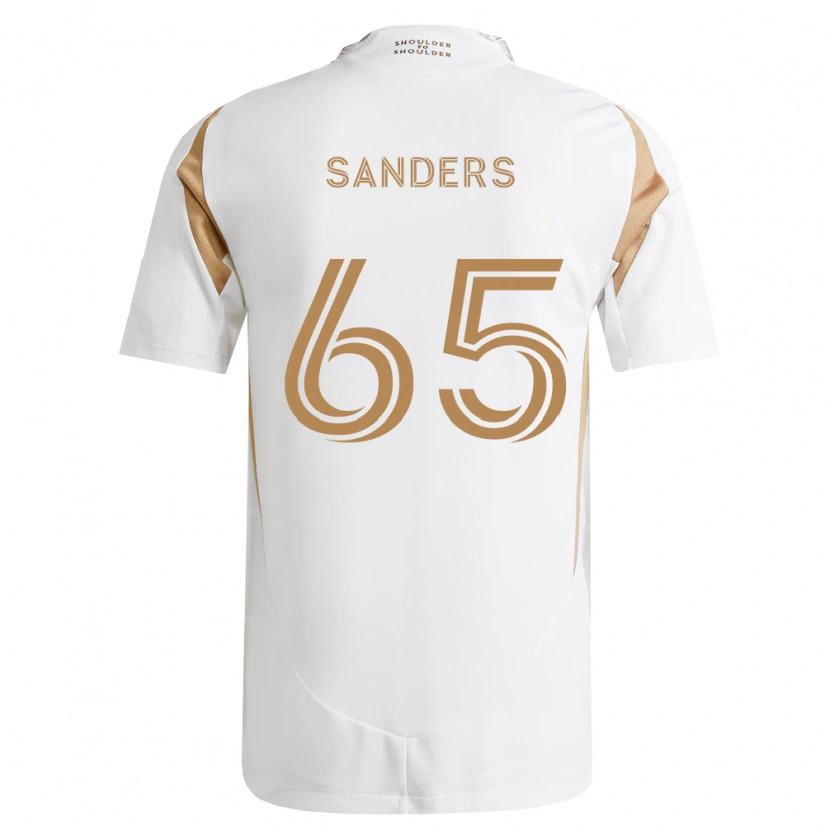 Danxen Heren Adrian Sanders #65 Wit Bruin Uitshirt Uittenue 2026/27 T-Shirt