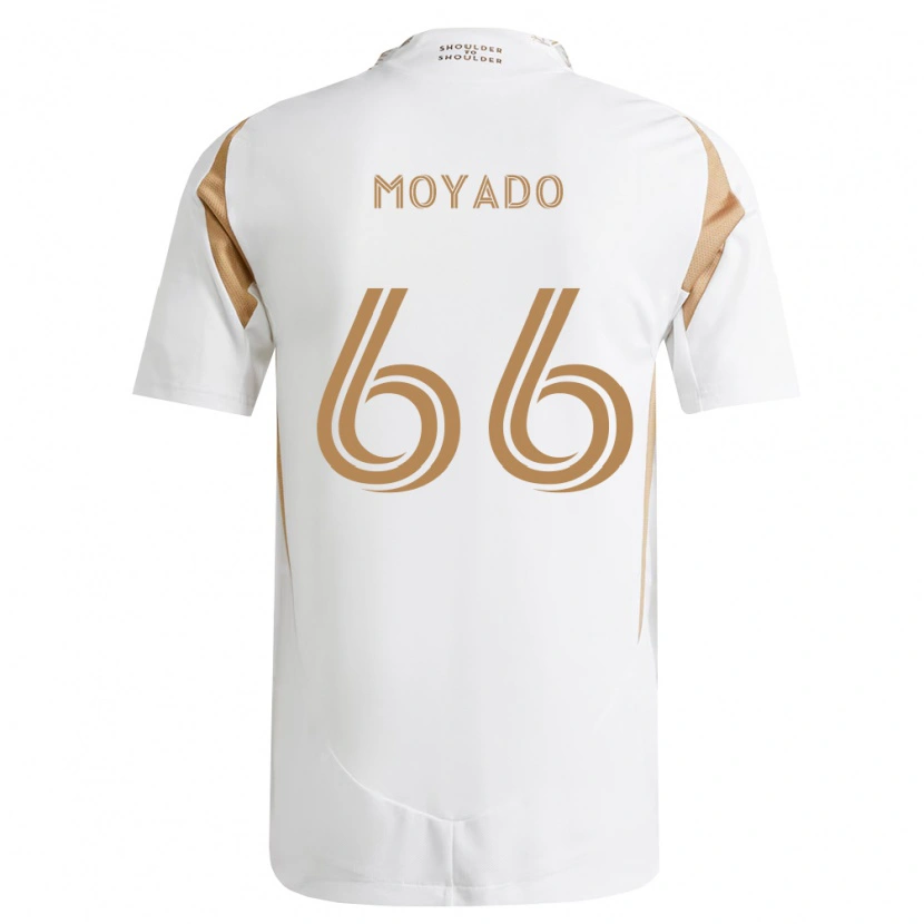 Danxen Heren Bryan Moyado #66 Wit Bruin Uitshirt Uittenue 2026/27 T-Shirt