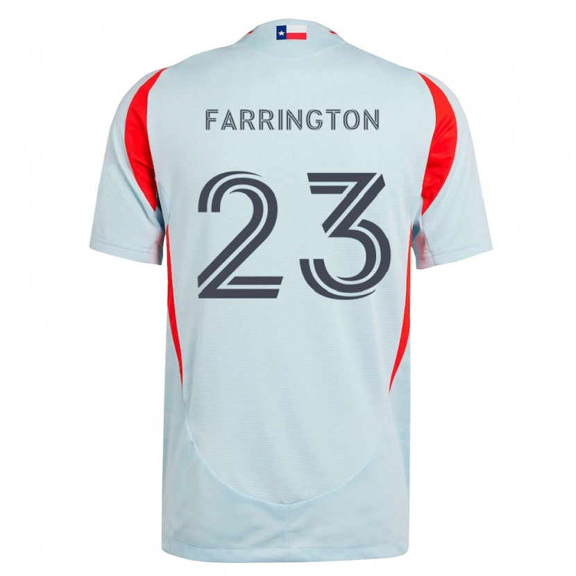 Danxen Heren Logan Farrington #23 Donkergrijs Wit Rood Uitshirt Uittenue 2026/27 T-Shirt