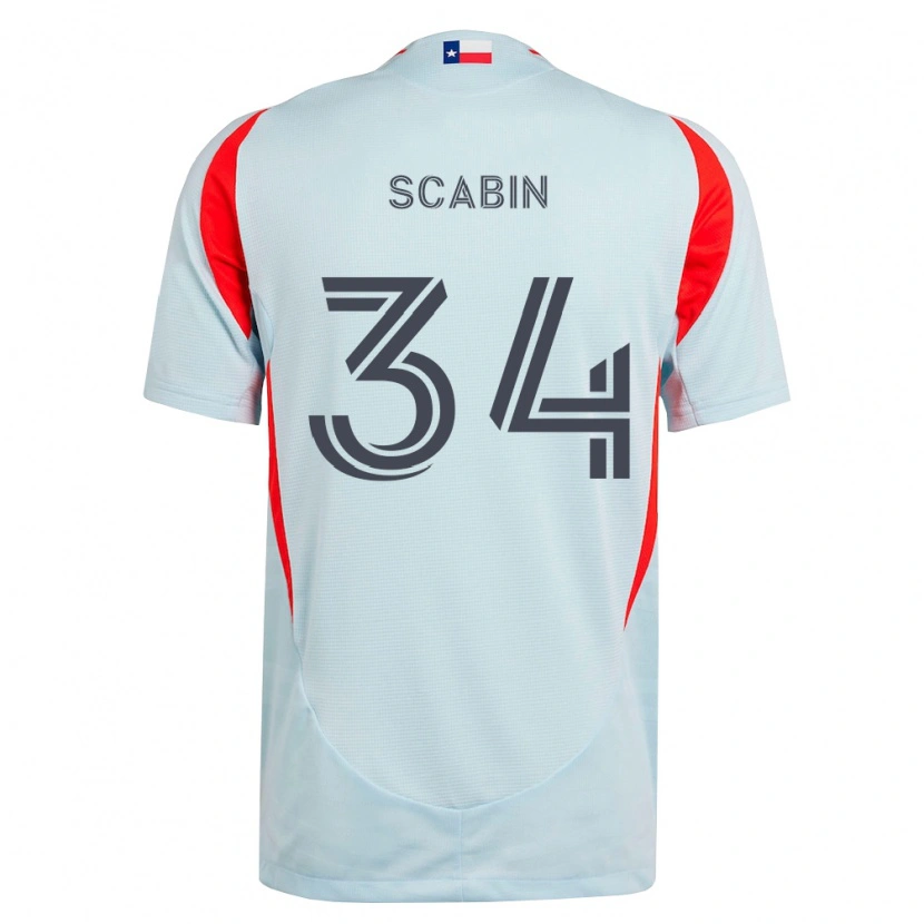 Danxen Heren Kaka Scabin #34 Donkergrijs Wit Rood Uitshirt Uittenue 2026/27 T-Shirt