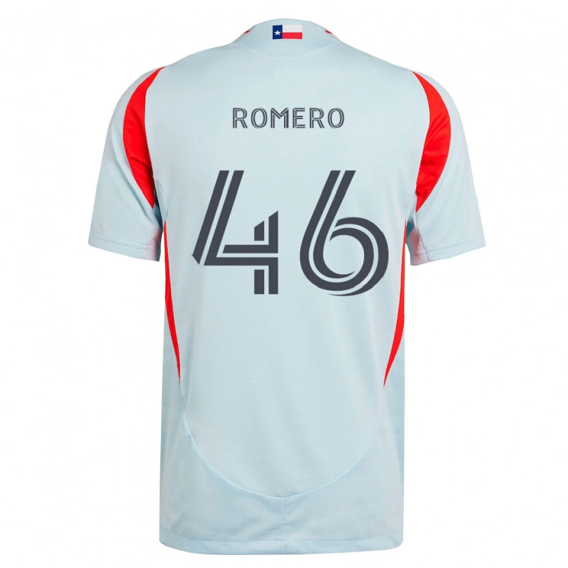 Danxen Heren Isaac Romero #46 Donkergrijs Wit Rood Uitshirt Uittenue 2026/27 T-Shirt