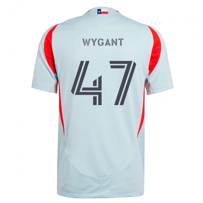 Danxen Heren Christian Wygant #47 Donkergrijs Wit Rood Uitshirt Uittenue 2026/27 T-Shirt