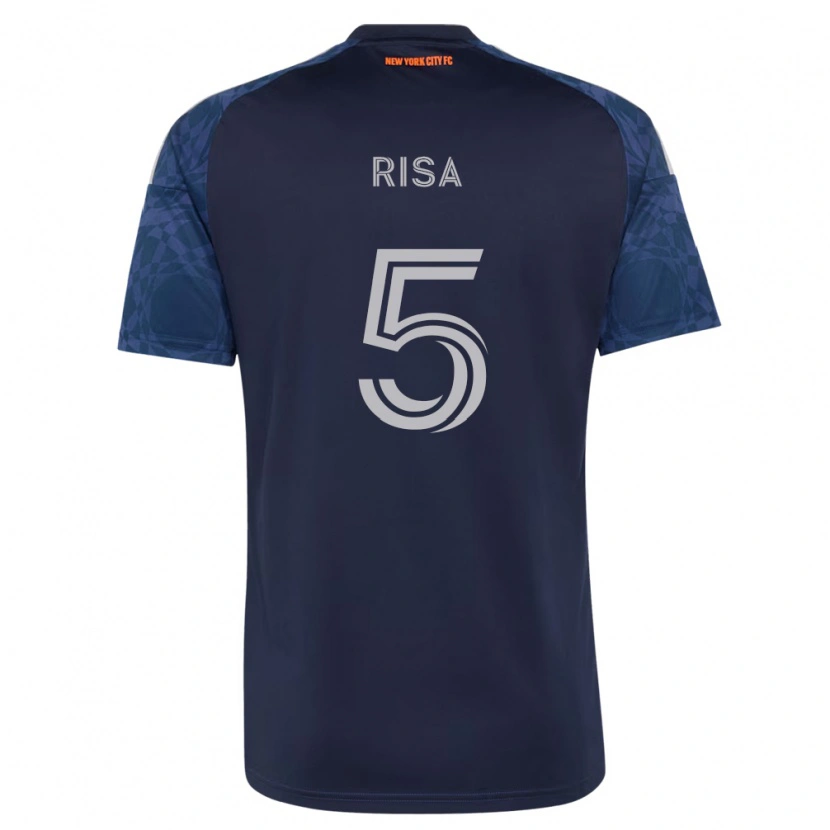 Danxen Heren Birk Risa #5 Diep Blauw Wit Uitshirt Uittenue 2026/27 T-Shirt