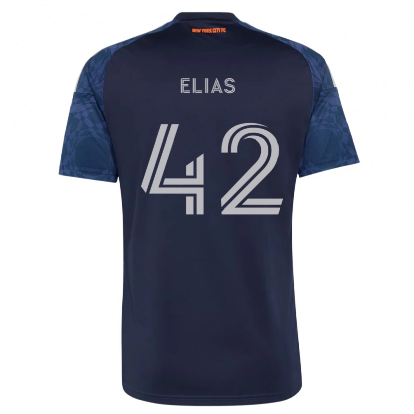 Danxen Heren Piero Elias #42 Diep Blauw Wit Uitshirt Uittenue 2026/27 T-Shirt