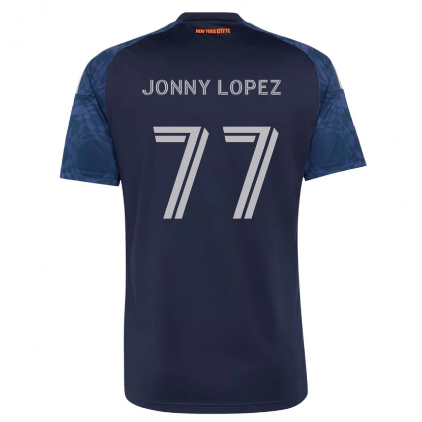 Danxen Heren Jonny Lopez #77 Diep Blauw Wit Uitshirt Uittenue 2026/27 T-Shirt
