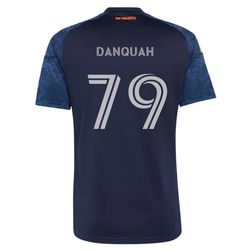 Danxen Heren Caleb Danquah #79 Diep Blauw Wit Uitshirt Uittenue 2026/27 T-Shirt