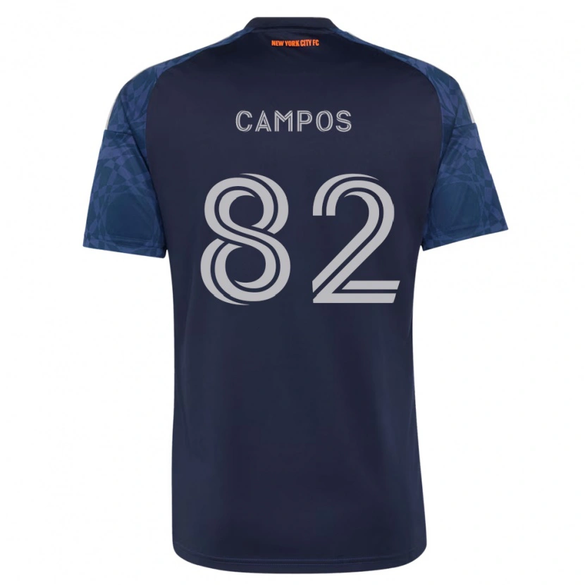 Danxen Heren Adonis Campos #82 Diep Blauw Wit Uitshirt Uittenue 2026/27 T-Shirt