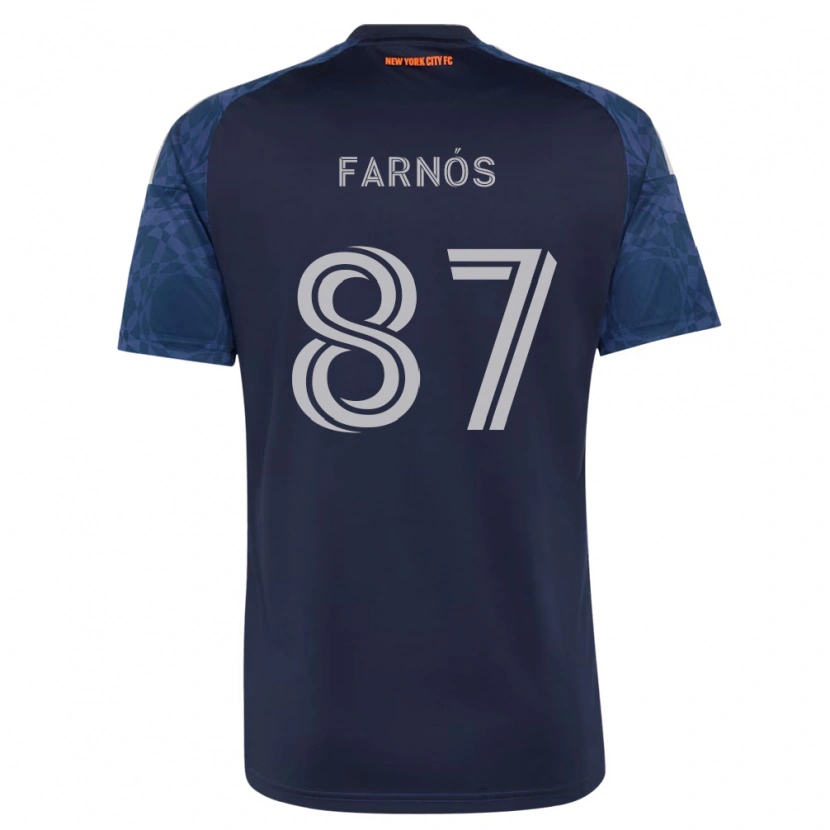 Danxen Heren Arnau Farnós #87 Diep Blauw Wit Uitshirt Uittenue 2026/27 T-Shirt
