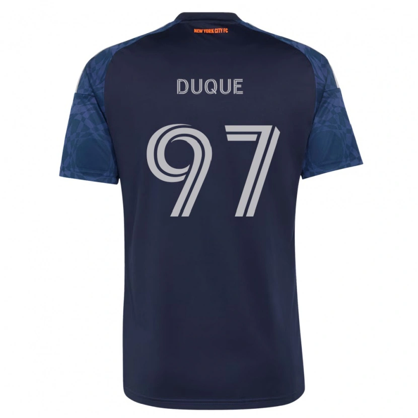 Danxen Heren David Duque #97 Diep Blauw Wit Uitshirt Uittenue 2026/27 T-Shirt