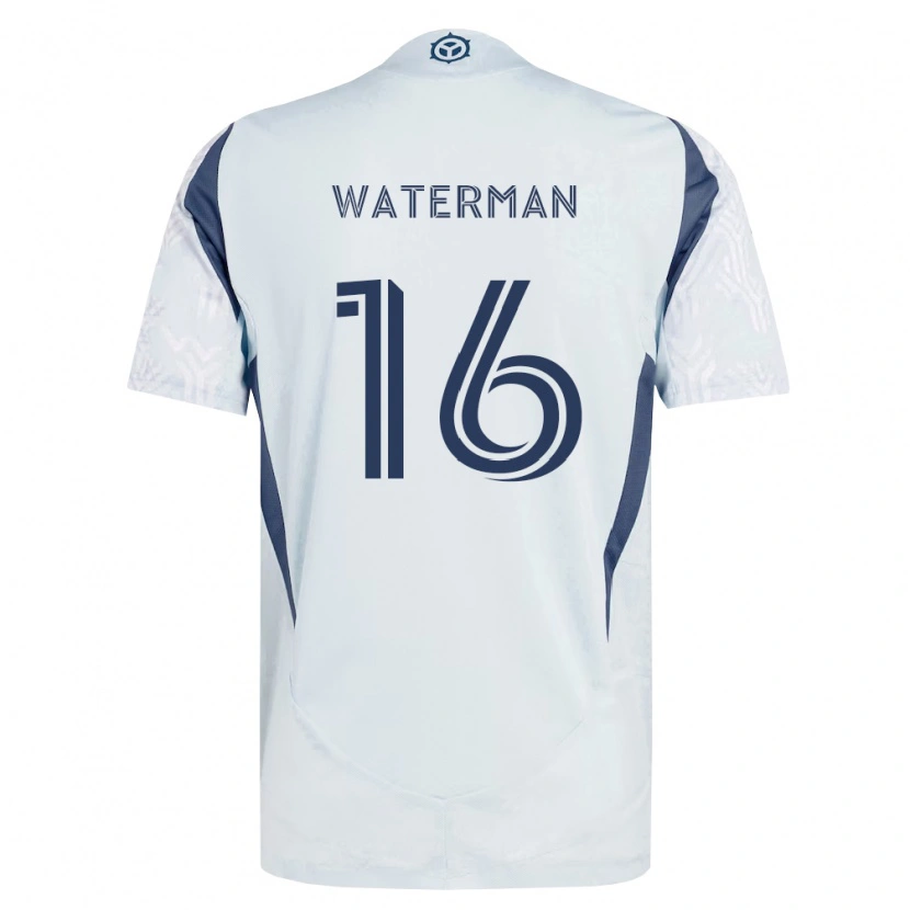 Danxen Heren Joel Waterman #16 Blauw Grijs Wit Uitshirt Uittenue 2026/27 T-Shirt