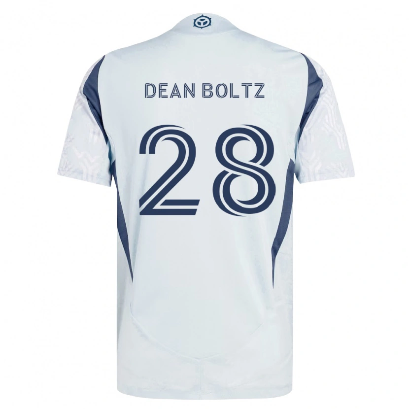 Danxen Heren Dean Boltz #28 Blauw Grijs Wit Uitshirt Uittenue 2026/27 T-Shirt