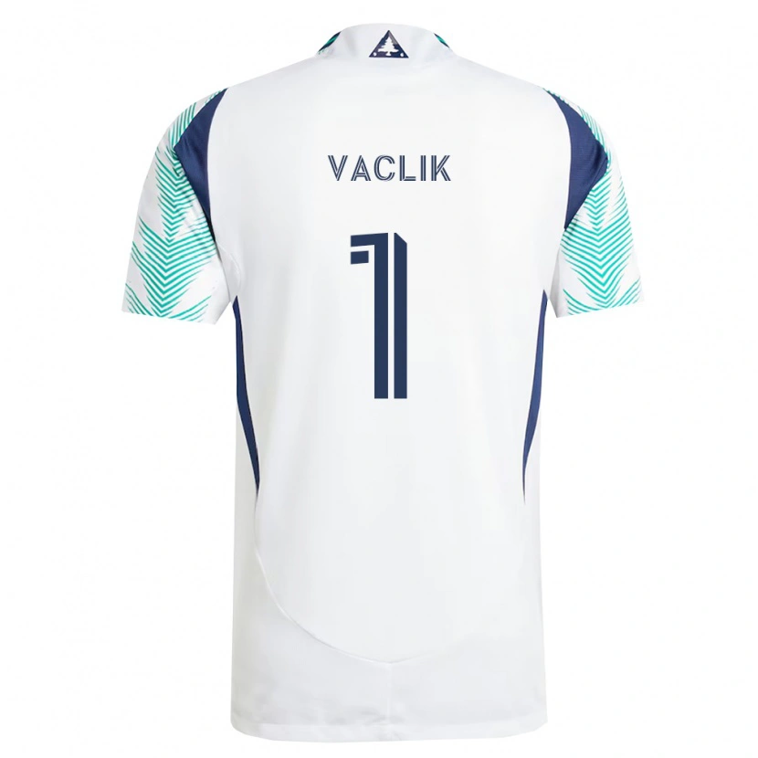 Danxen Heren Tomas Vaclik #1 Wit Marineblauw Lichtgroen Uitshirt Uittenue 2026/27 T-Shirt