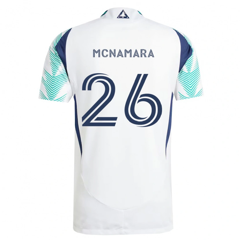Danxen Heren Tommy Mcnamara #26 Wit Marineblauw Lichtgroen Uitshirt Uittenue 2026/27 T-Shirt