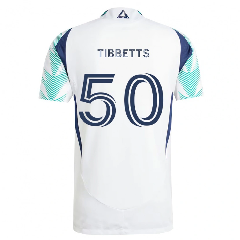 Danxen Heren Matthew Tibbetts #50 Wit Marineblauw Lichtgroen Uitshirt Uittenue 2026/27 T-Shirt
