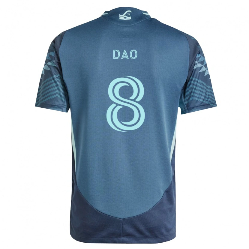 Danxen Heren Kaylee Dao #8 Marineblauw Groen Uitshirt Uittenue 2026/27 T-Shirt