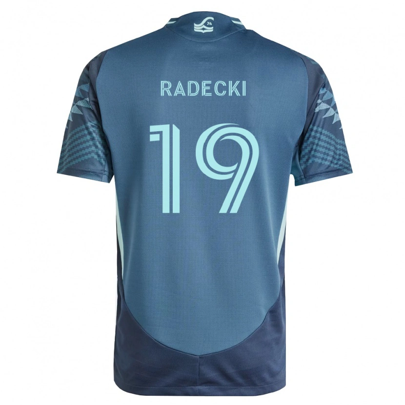 Danxen Heren Taylor Radecki #19 Marineblauw Groen Uitshirt Uittenue 2026/27 T-Shirt
