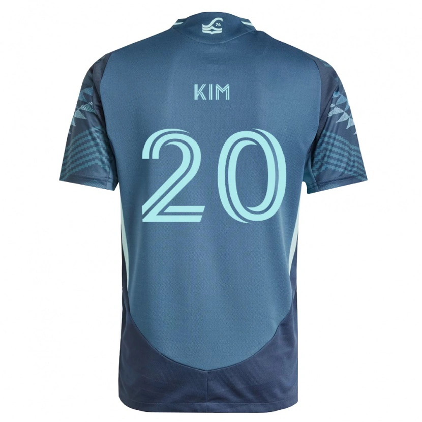 Danxen Heren Kee-Hee Kim #20 Marineblauw Groen Uitshirt Uittenue 2026/27 T-Shirt