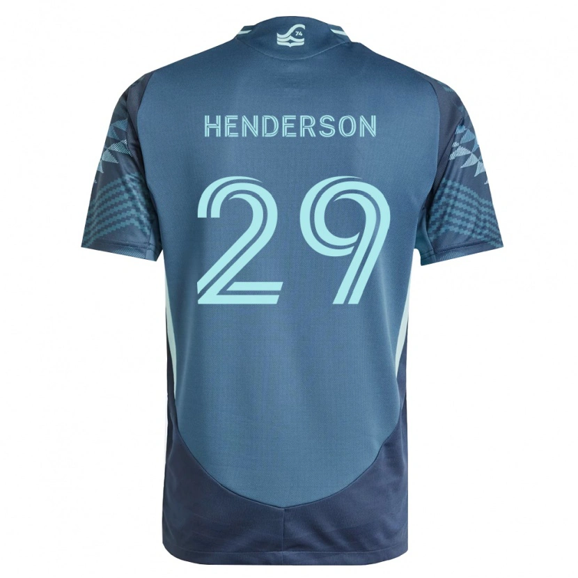 Danxen Heren Anna Henderson #29 Marineblauw Groen Uitshirt Uittenue 2026/27 T-Shirt